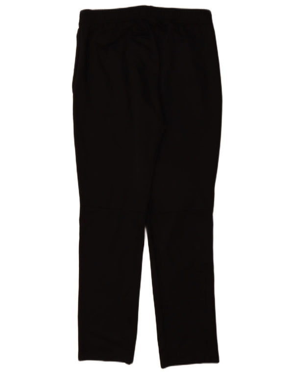 Nike Womens Dri Fit Graphic Tracksuit Trousers UK 14 Medium Black Polyester