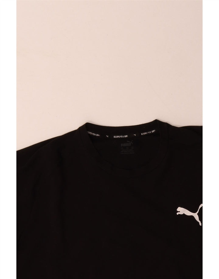 PUMA Mens T-Shirt Top 2XL Black