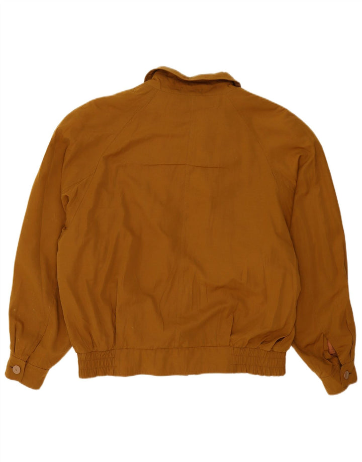 By Mura Mens Bomber Jacket UK 42 XL Beige Polyester