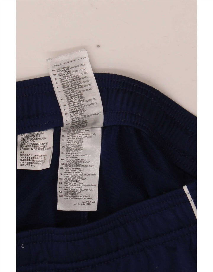 Adidas Mens Tracksuit Trousers Joggers Small Navy Blue Polyester