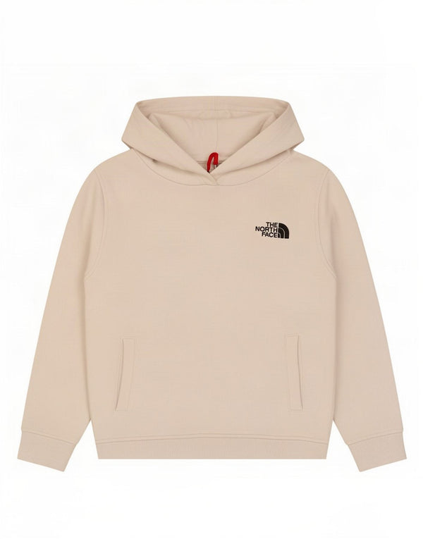 The North Face Boys Graphic Hoodie Jumper 11-12 Years Large White Cotton