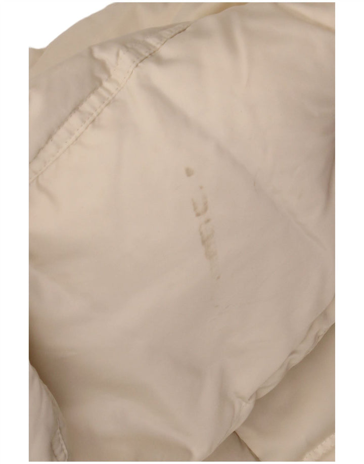 CALVIN KLEIN JEANS Womens Oversized Padded Jacket UK 10 Small Off White