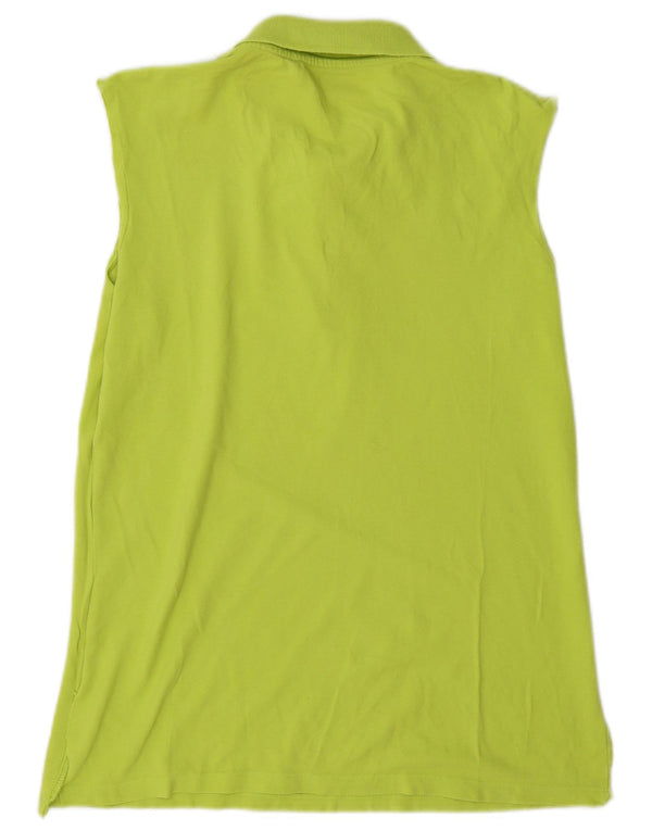 Kappa Womens Sleeveless Polo Shirt UK 20 2XL Green