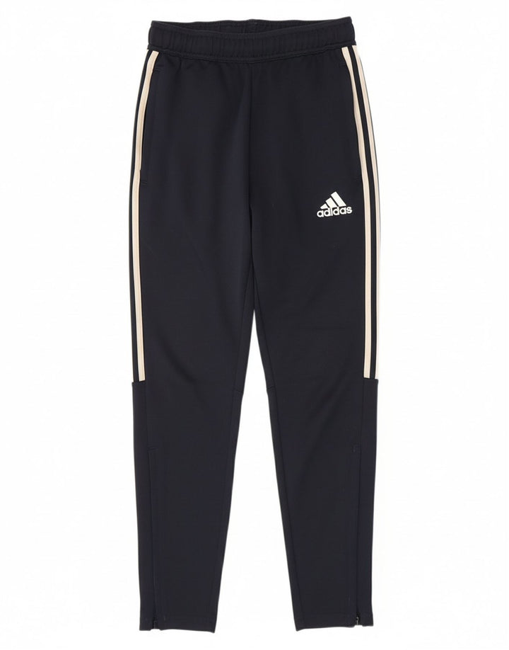 ADIDAS Mens Aeroready Tracksuit Trousers Small  Navy Blue Polyester Vintage Adidas and Second-Hand Adidas from Messina Hembry 