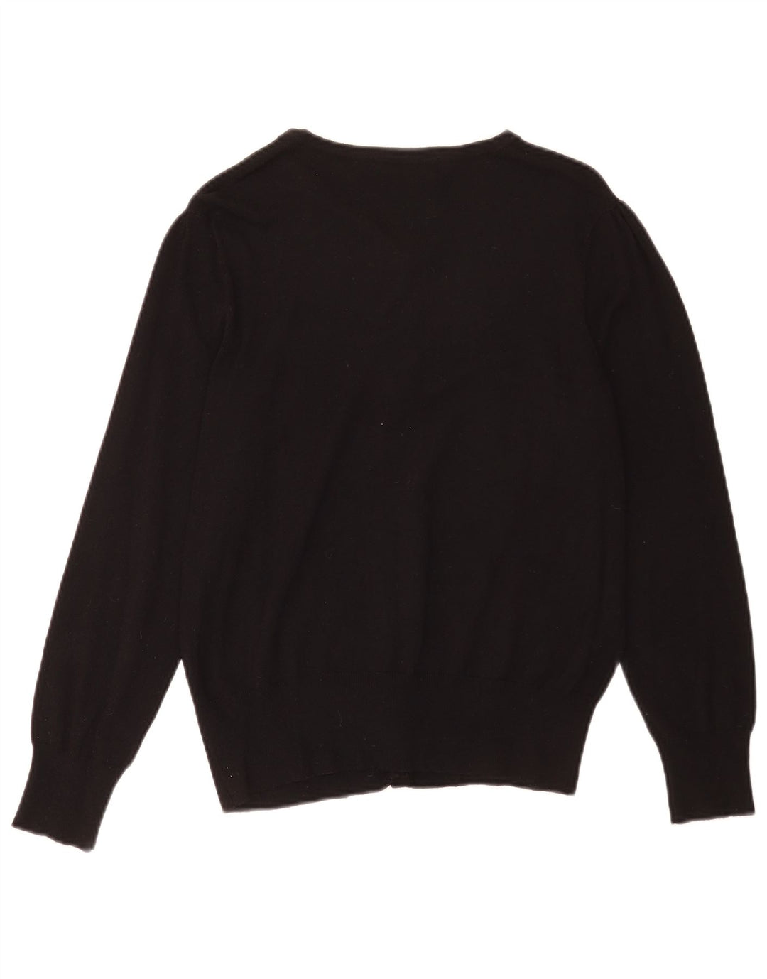 Marks & Spencer Womens Cardigan Sweater UK 14 Medium Black