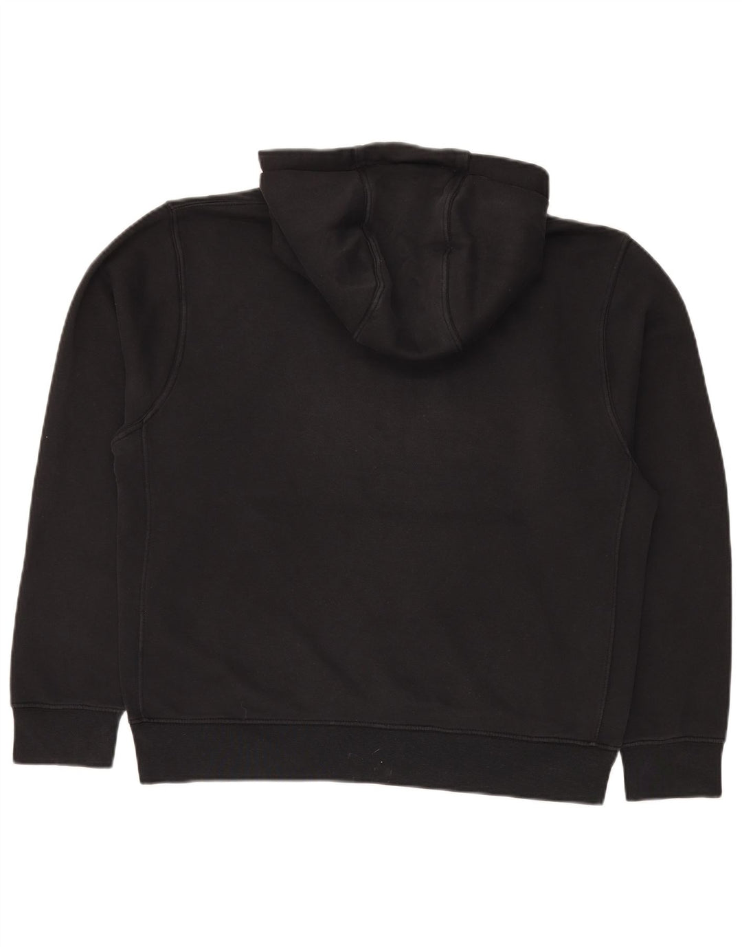 Nike Mens Hoodie Jumper Medium Black Cotton