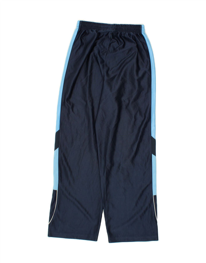 REEBOK Boys Tracksuit Trousers 9-10 Years Medium Navy Blue Colourblock Vintage Reebok and Second-Hand Reebok from Messina Hembry 