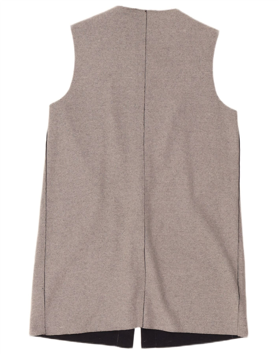 Marks & Spencer Womens Longline Cardigan Sweater UK 14 Medium Grey