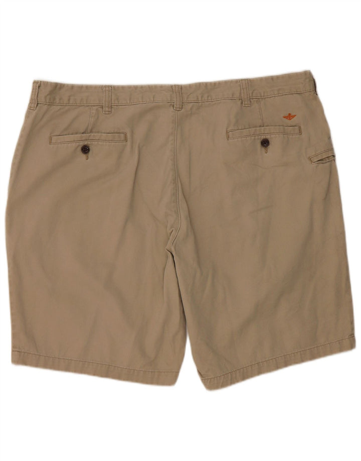 DOCKERS Mens Cargo Shorts W42 2XL Beige Cotton
