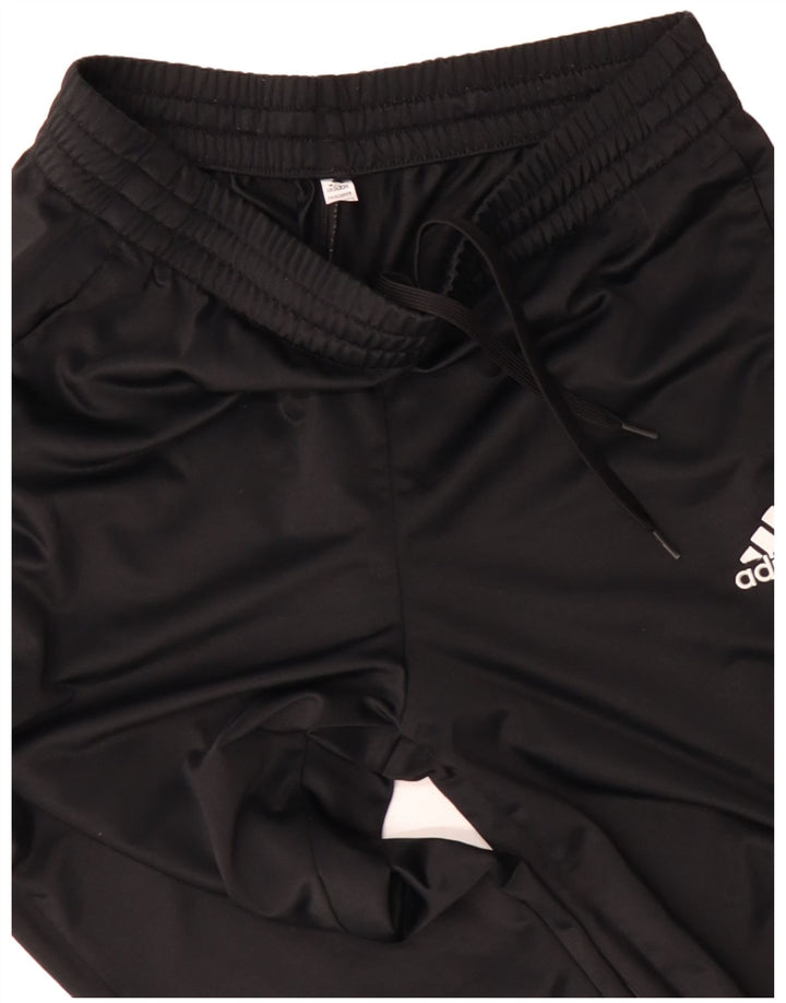 ADIDAS Mens Tracksuit Trousers Joggers Medium  Black Polyester
