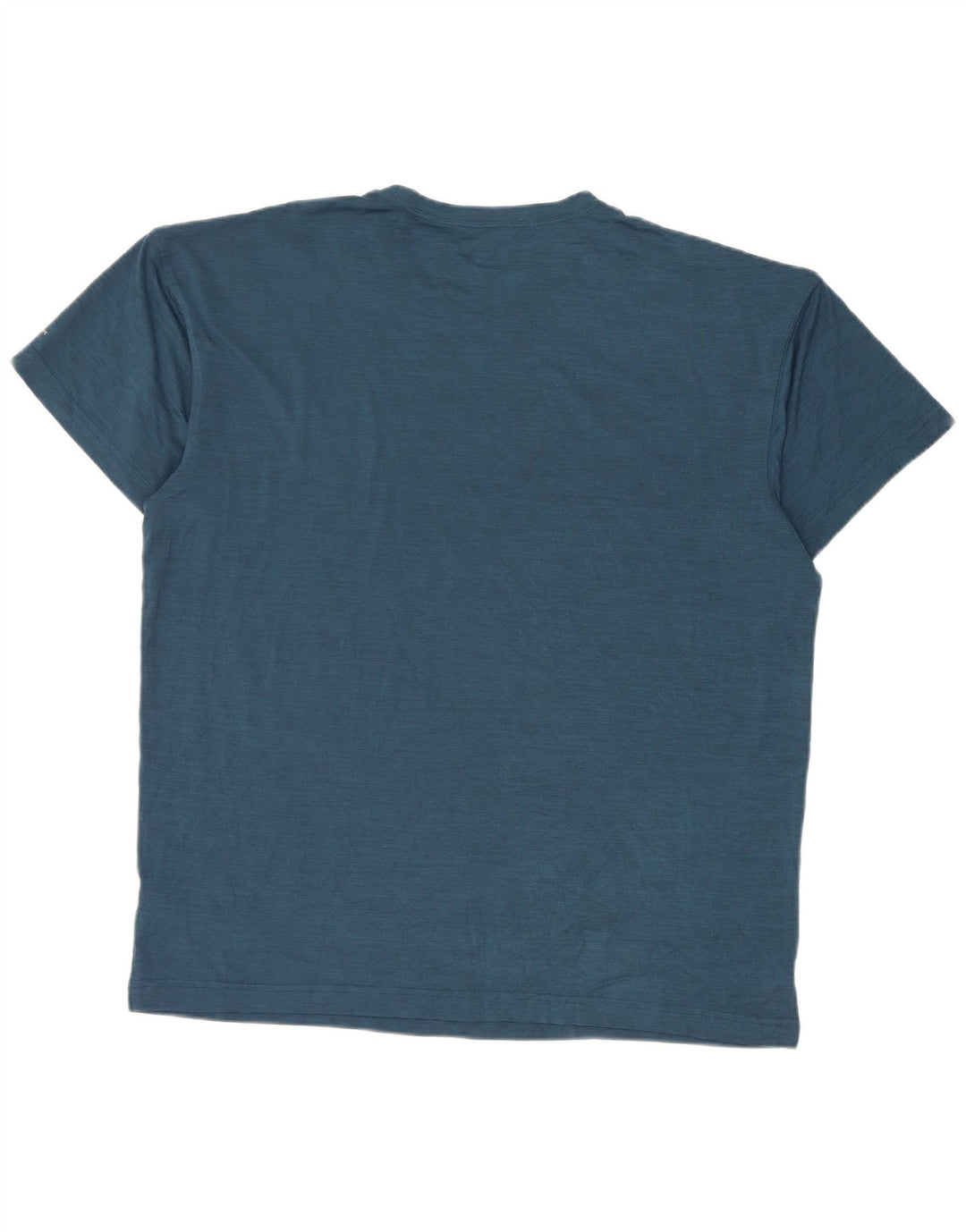 Columbia Mens T-Shirt Top Large Blue Polyester