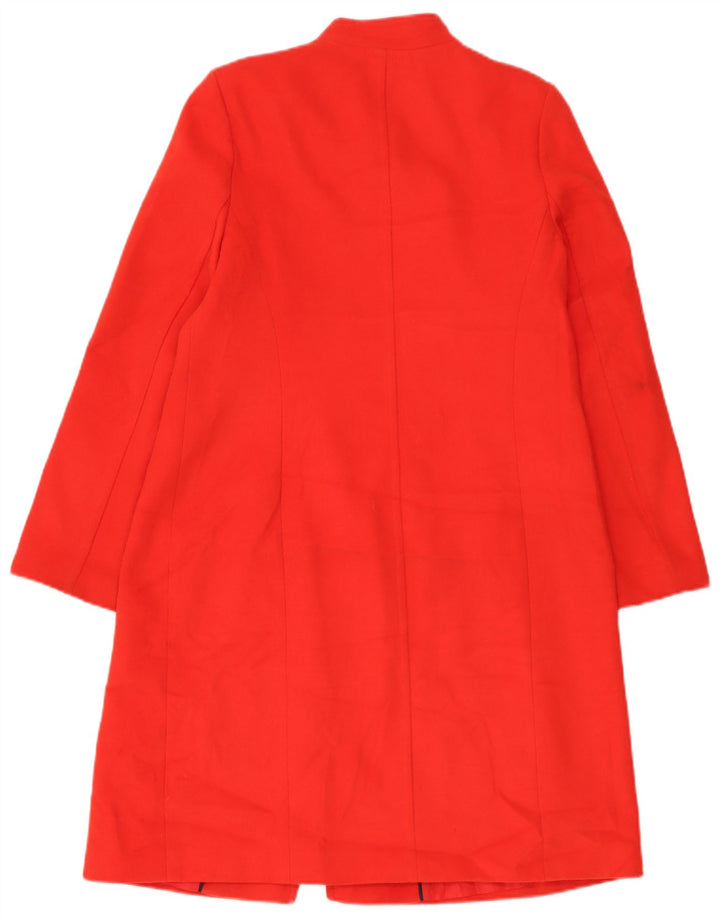 Marks & Spencer Womens Overcoat UK 12 Medium Red Polyester
