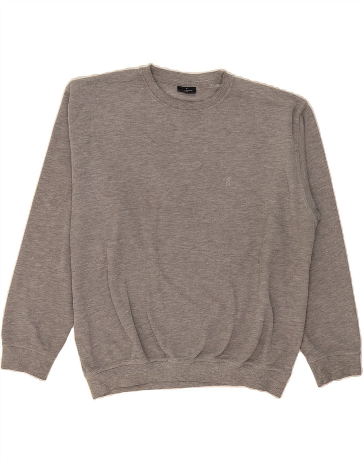 DANIEL HECHTER Mens Sweatshirt Jumper IT 52 Large Grey Cotton Vintage Daniel Hechter and Second-Hand Daniel Hechter from Messina Hembry 
