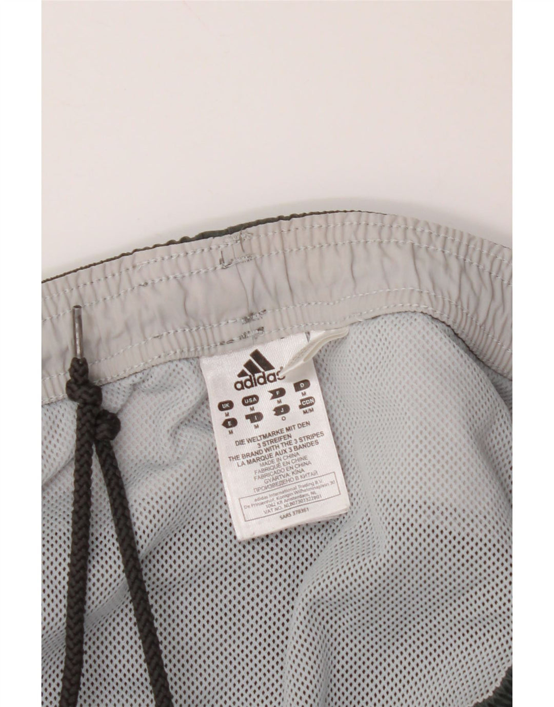 ADIDAS Mens Graphic Sport Shorts Medium  Khaki Colourblock Polyamide