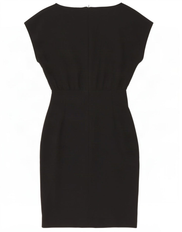 French Connection Womens Sheath Dress UK 6 XS Black Polyester