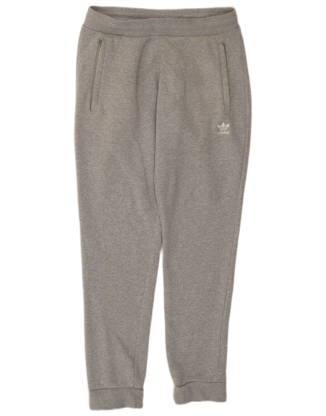 Adidas Mens Tracksuit Trousers Joggers Medium  Grey Cotton