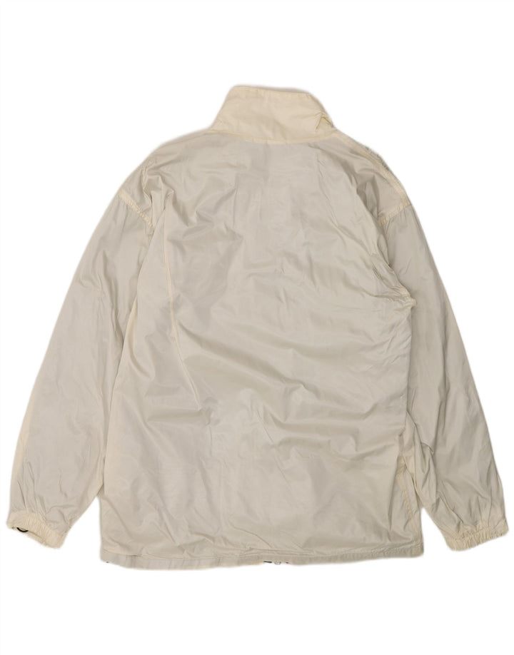 Burton Mens Snowboards Windbreaker Jacket UK 38 Medium White Colourblock