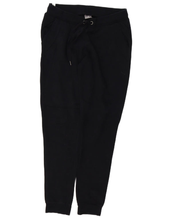 PUMA Womens Tracksuit Trousers Joggers UK 14 Large Navy Blue Cotton