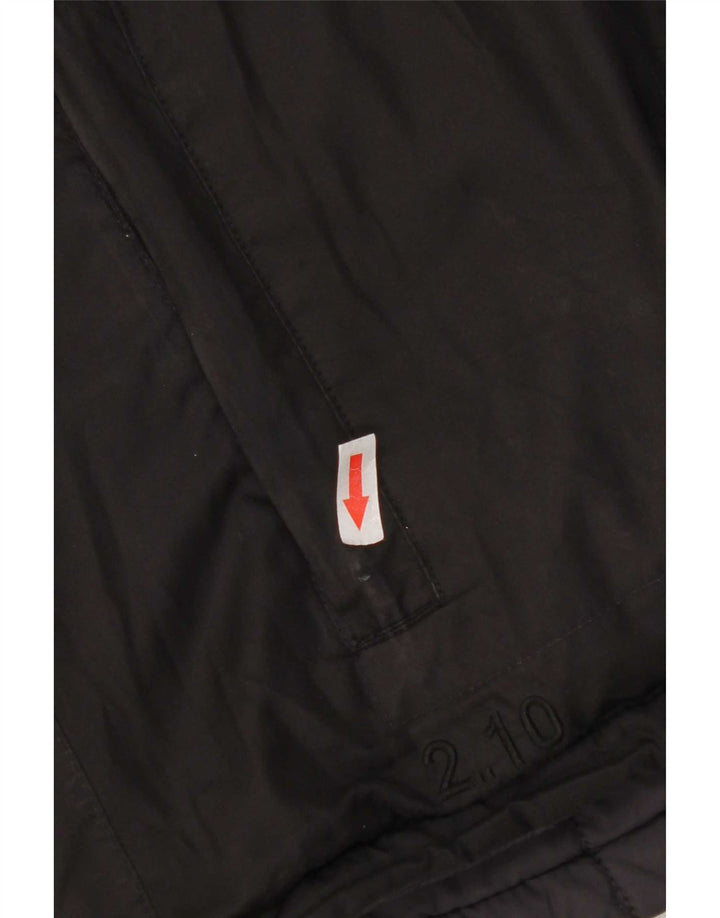North Sails Mens Hooded Reversible Padded Jacket UK 36 Small Black