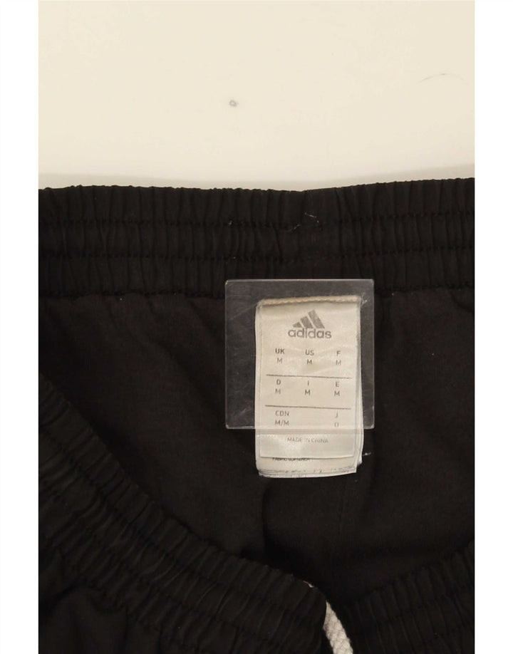Adidas Mens Tracksuit Trousers Joggers Medium  Black Polyester