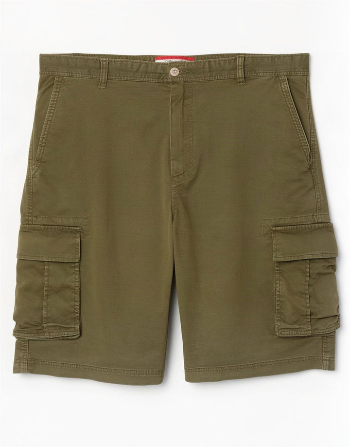 Tommy Hilfiger Mens Cargo Shorts W36 Large Khaki Cotton
