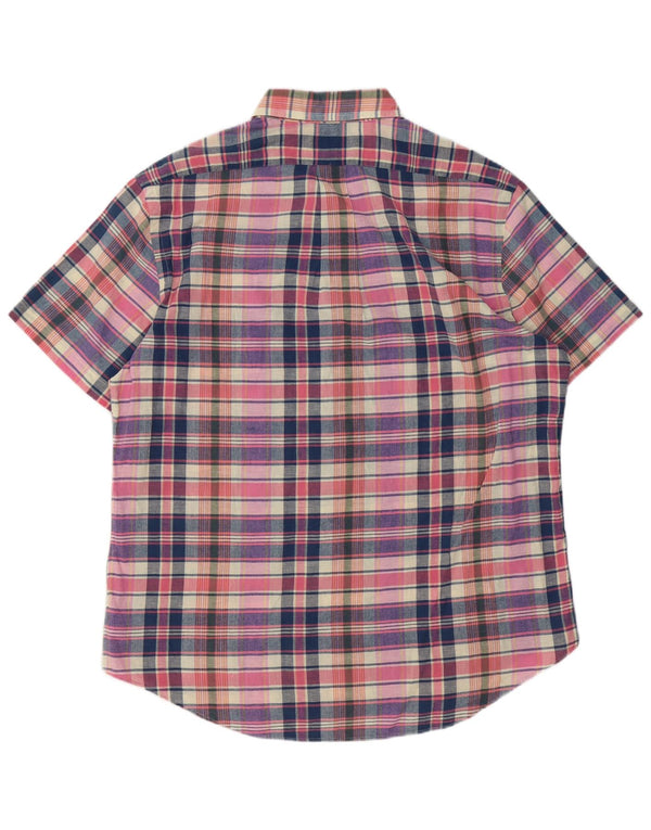 Ralph Lauren Mens Short Sleeve Shirt Large Multicoloured Check Cotton