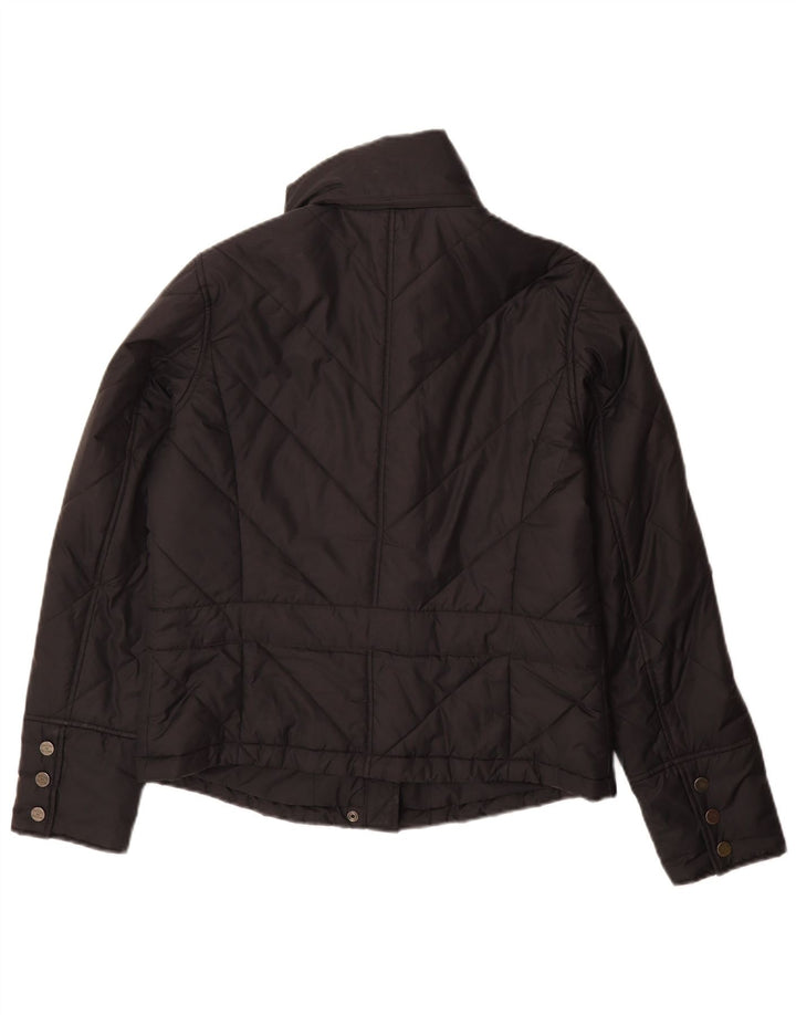 Tommy Hilfiger Womens Padded Jacket UK 16 Large Black Polyester