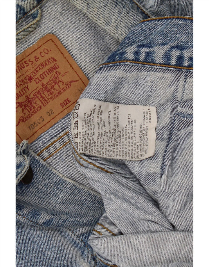 Levi's Mens Denim Jacket UK 38 Medium Blue Cotton