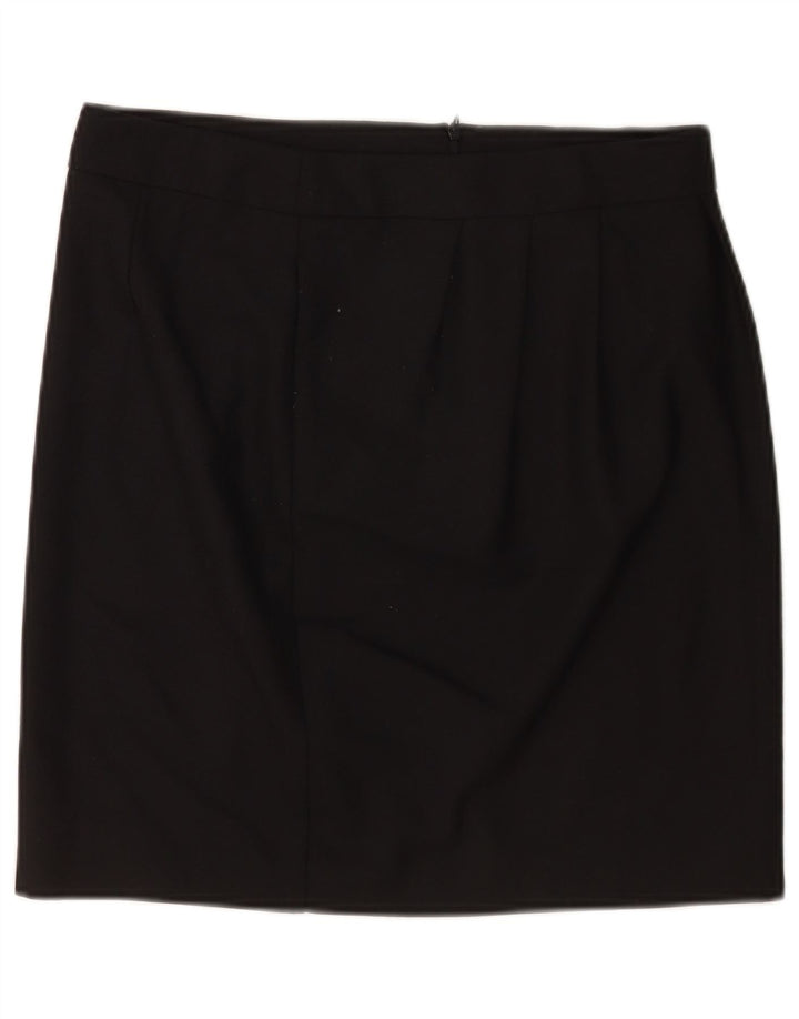 Moschino Womens Mini Skirt UK 12 Medium W30 Black Polyester