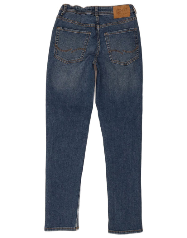 Jack & Jones Boys GLENN Slim Jeans 12-13 Years W28 L28 Blue Cotton