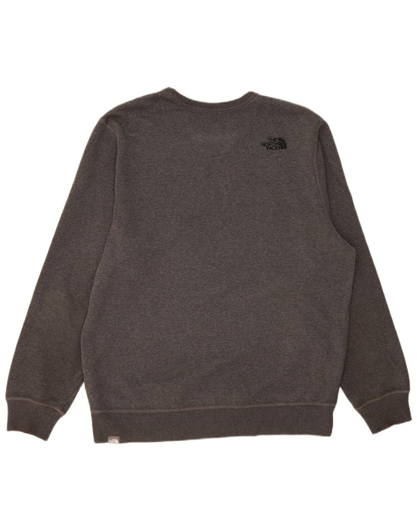 The North Face Mens Graphic Sweatshirt Jumper XL Grey Cotton