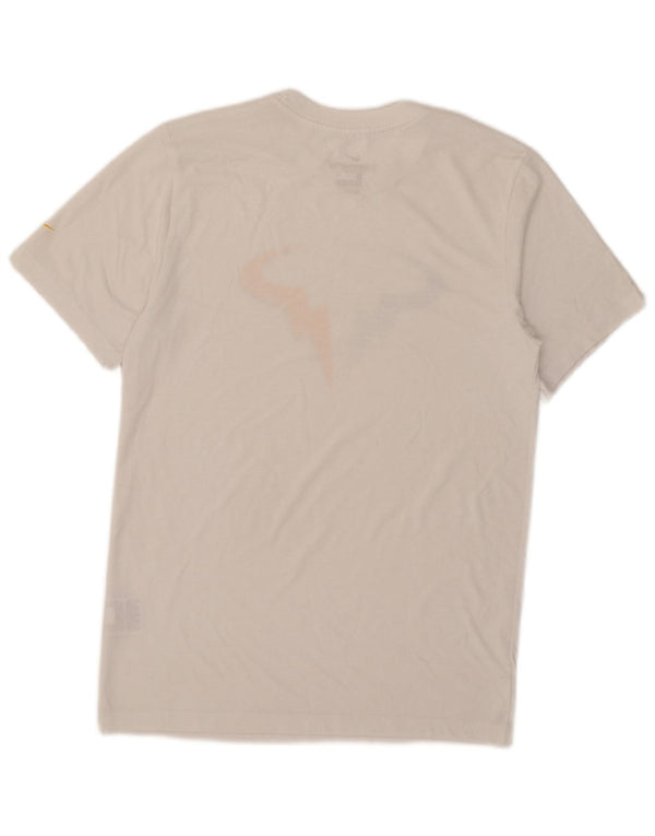 Nike Mens Dri Fit Graphic T-Shirt Top Small White Polyester