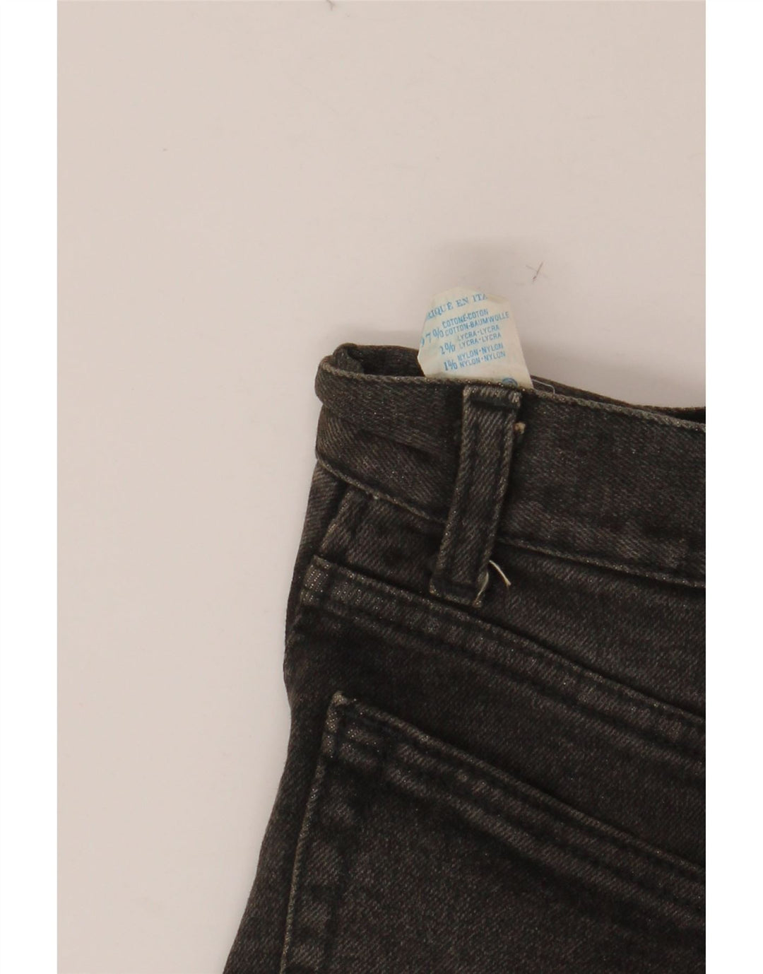 CARRERA Womens Denim Skirt W28 Medium Black Cotton