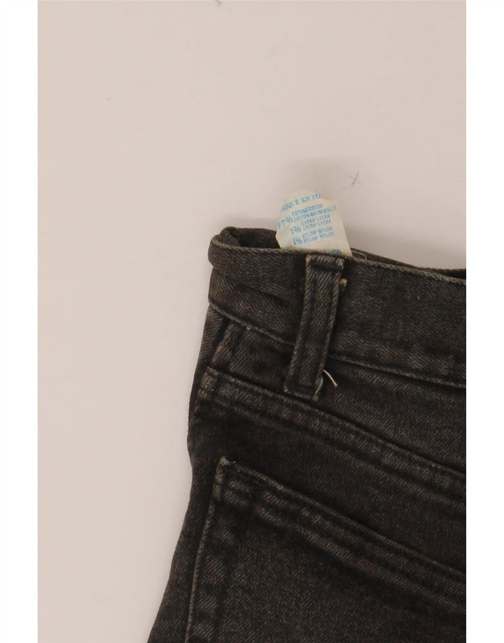 CARRERA Womens Denim Skirt W28 Medium Black Cotton