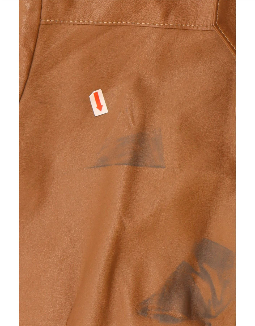 VINTAGE Mens 2 Button Leather Blazer Jacket IT 48 Medium Beige Leather