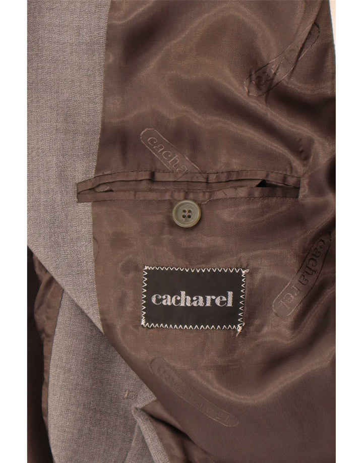 Cacharel Mens 2 Button Blazer Jacket UK 38 Medium Grey