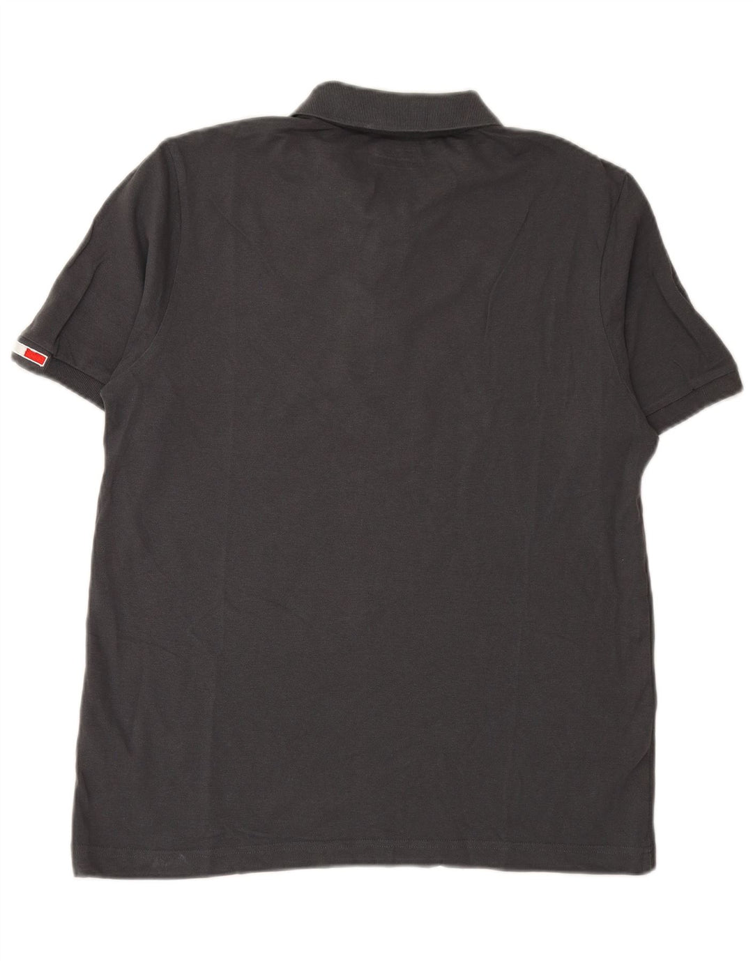 KAPPA Mens Polo Shirt Large Grey Cotton