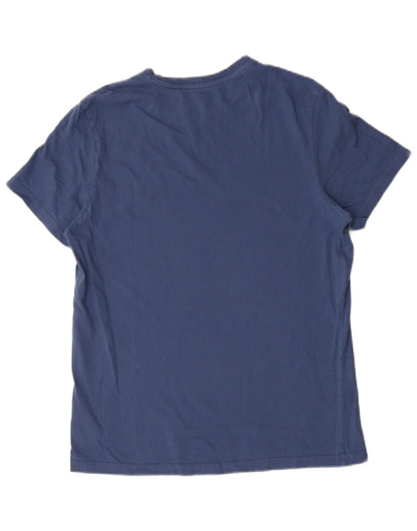 Jack Wills Mens Classic Fit T-Shirt Top Small Blue Cotton