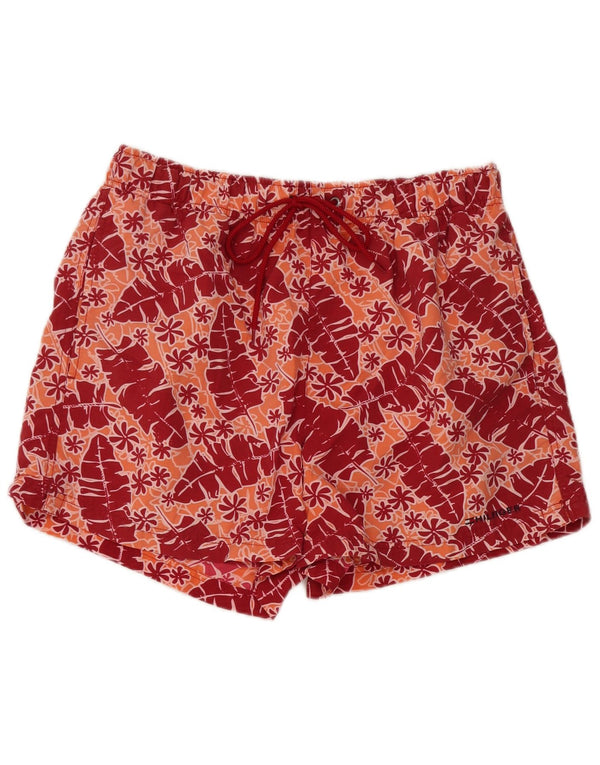 TOMMY HILFIGER Mens Swimming Shorts Medium  Red Floral