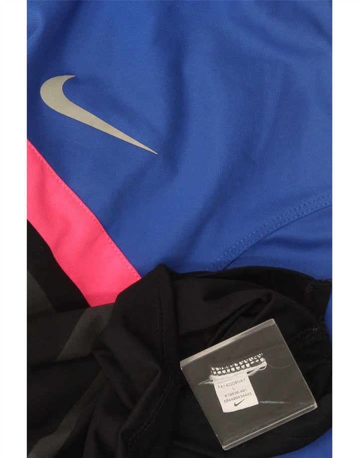 Nike Mens Polo Shirt Large Multicoloured Striped