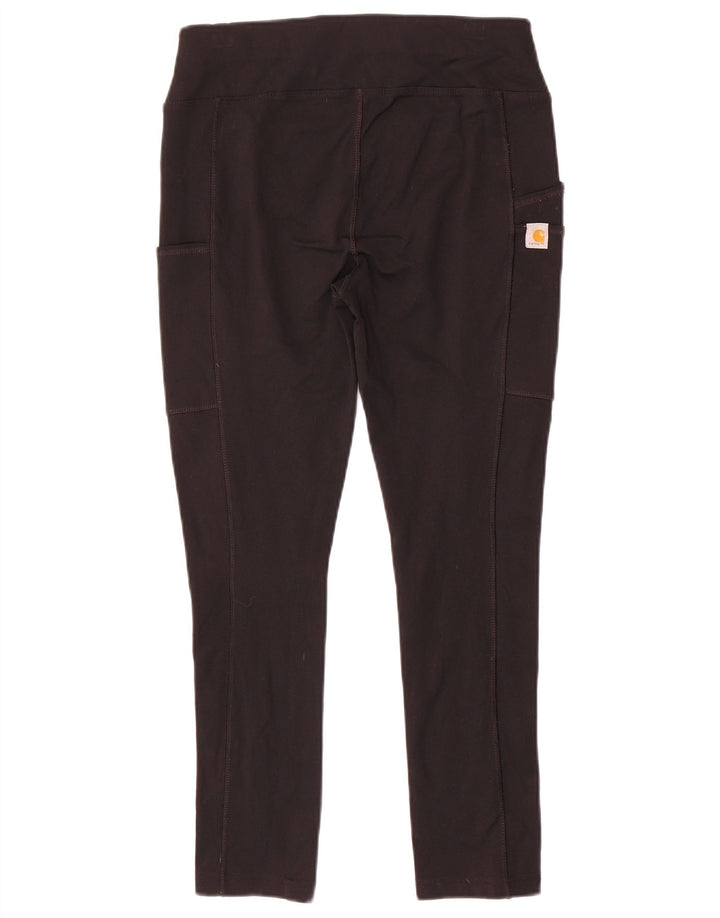 Carhartt Womens Fitted Leggings UK 6 XS Black Polyester