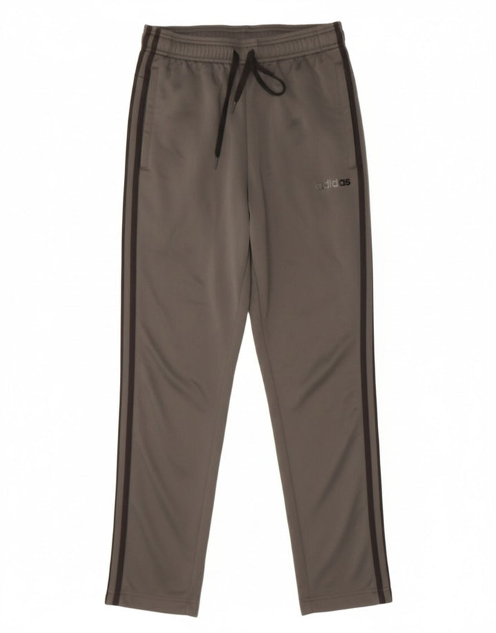 ADIDAS Mens Tracksuit Trousers Small Grey Polyester