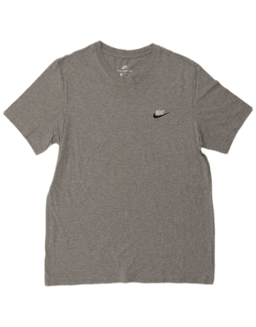 NIKE Mens Athletic Cut T-Shirt Top Large Grey