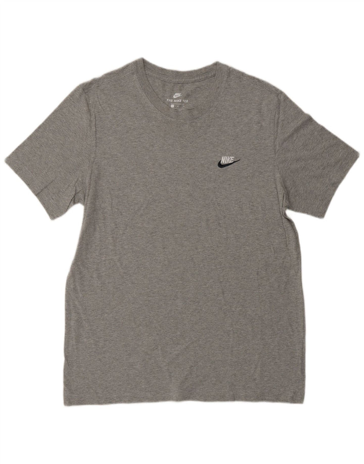 NIKE Mens Athletic Cut T-Shirt Top Large Grey