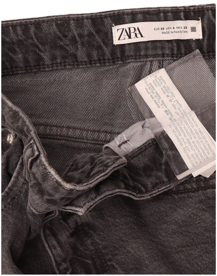 ZARA Womens Slim Jeans EU 36 XS W26 L28 Grey