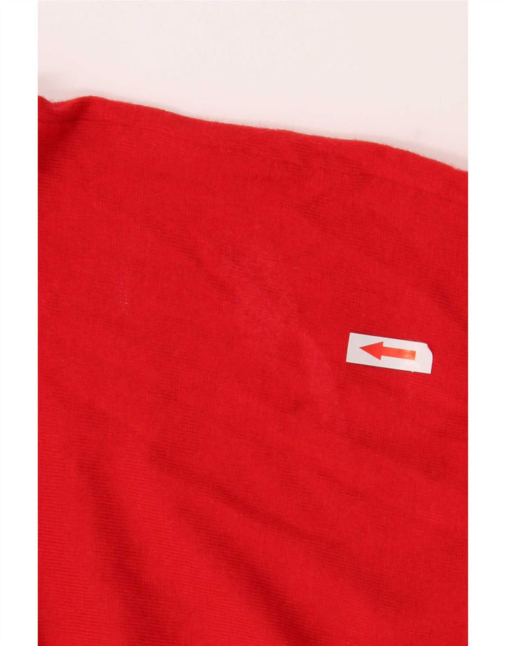 Marks & Spencer Womens Roll Neck Jumper Sweater UK 12 Medium Red