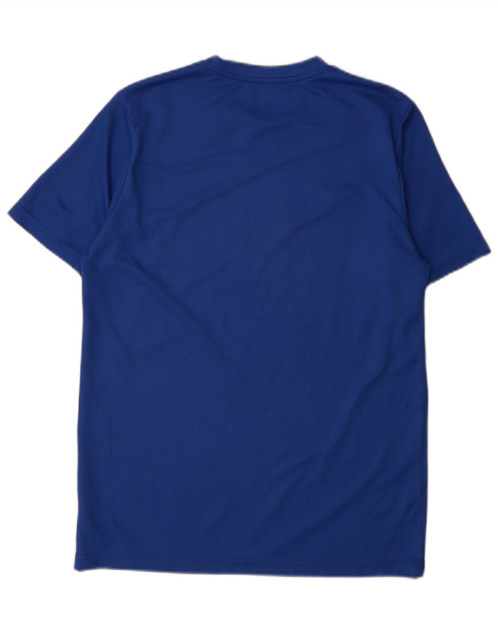 Puma Mens T-Shirt Top Small Blue Colourblock