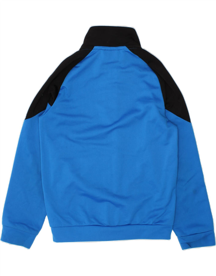 PUMA Boys Graphic Tracksuit Top Jacket 5-6 Years Blue Colourblock Vintage Puma and Second-Hand Puma from Messina Hembry 