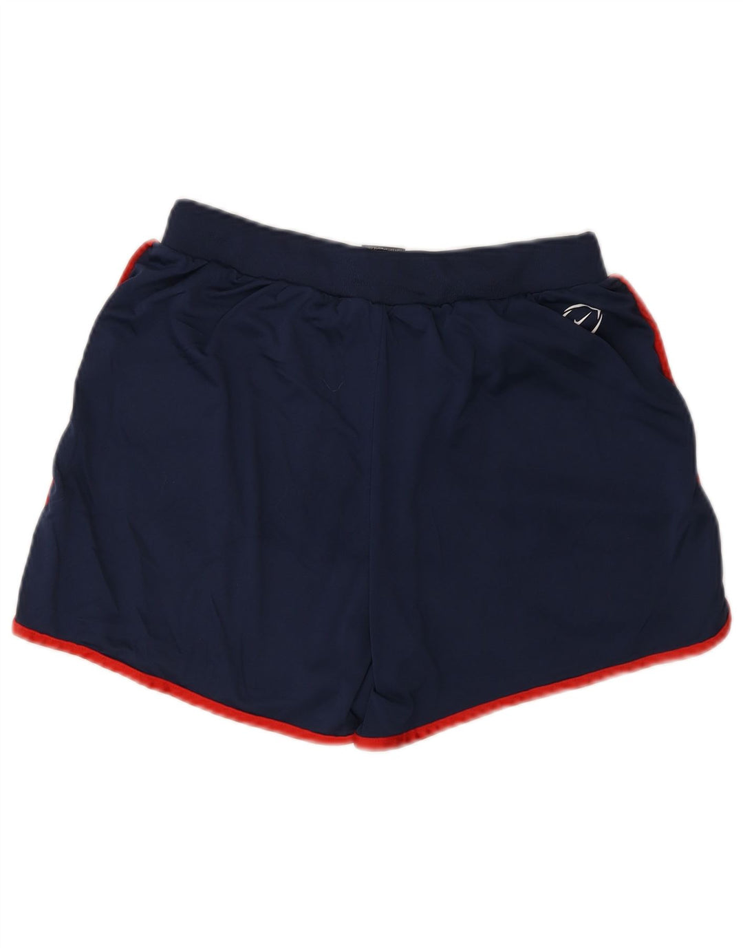 Nike Womens Dri Fit Sport Shorts UK 8 Small Navy Blue Polyester