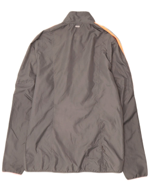 ADIDAS Womens Clima Proof Tracksuit Top Jacket UK 8/10 Small Grey